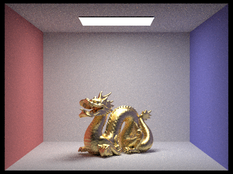 Gold Dragon with alpha 0.25