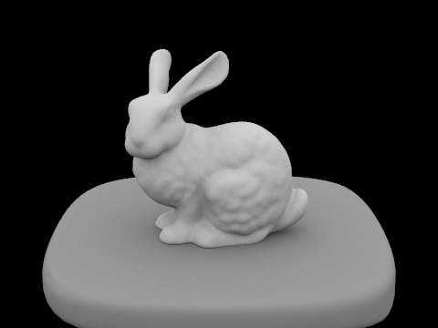 Bunny scene with Lighting Sampling