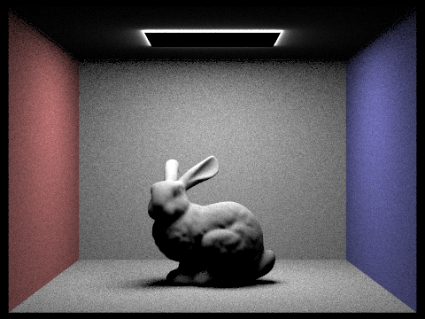 Bunny scene with Uniform Hemisphere Sampling