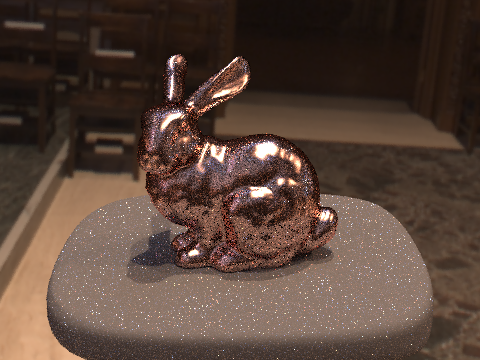 Copper Bunny Importance Sampling